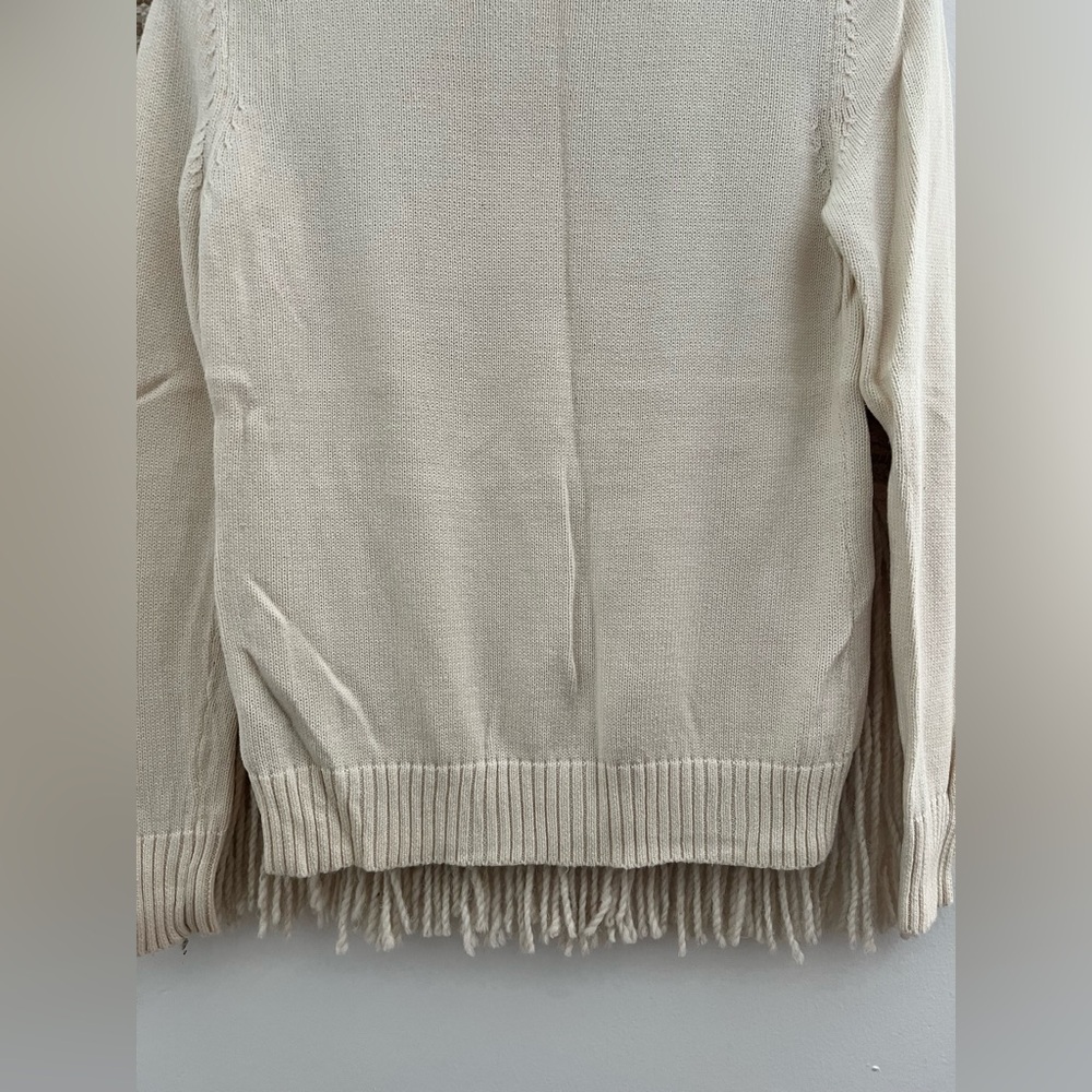 Vintage Rare Green Tag 90S Ralph Lauren Ivory Flag Knitted Sweater - Picture 10 of 15